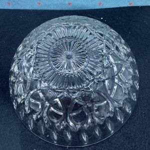 Vintage Crystal Serving Bowl